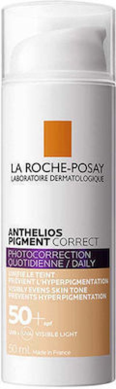 La Roche Posay – Anthelios UVMune Pigment Correct SPF50+ Light Cream-Αντηλιακή Κρέμα κατα της Φωτογήρανσης και των Ατελειών 50ml